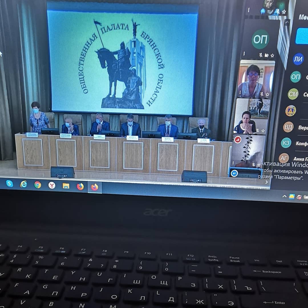 Ирина Лаврушина приняла участие в online заседании Общественной палаты Брянской области